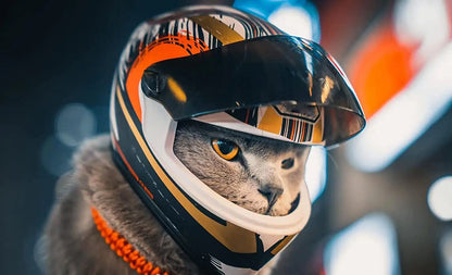 The Cat Motorcycle Helmet