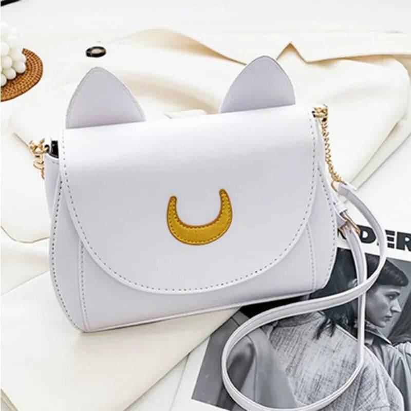 Moon Symbol Cat Shaped Bag/Purse - Cat Shaped World - Cat Store