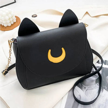 Moon Symbol Cat Shaped Bag/Purse - Cat Shaped World - Cat Store