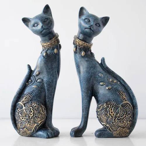 Stylish Purr Cat Statue - Cat Shaped Home Decor - Cat Shaped World - Cat Store