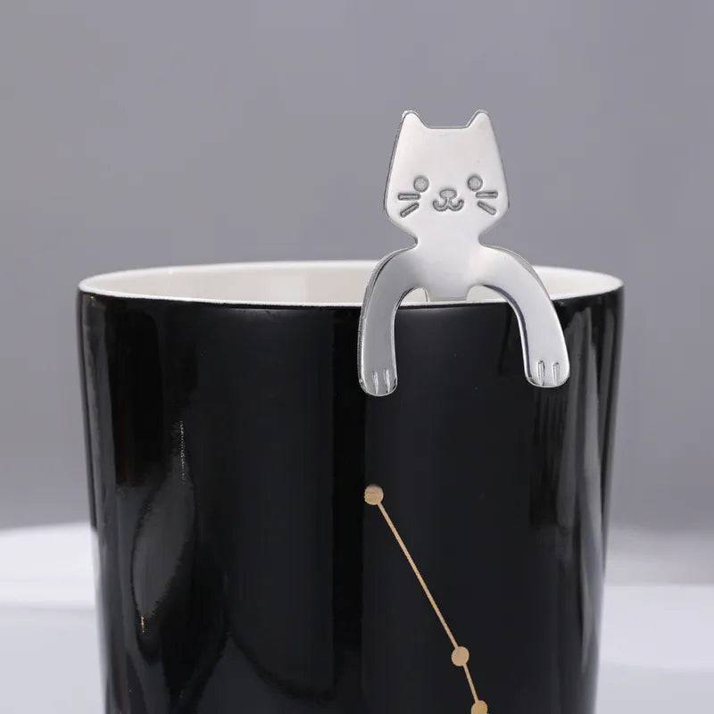 Stainless Steel Cat Shaped Spoon - Cat Shaped World - Cat Store