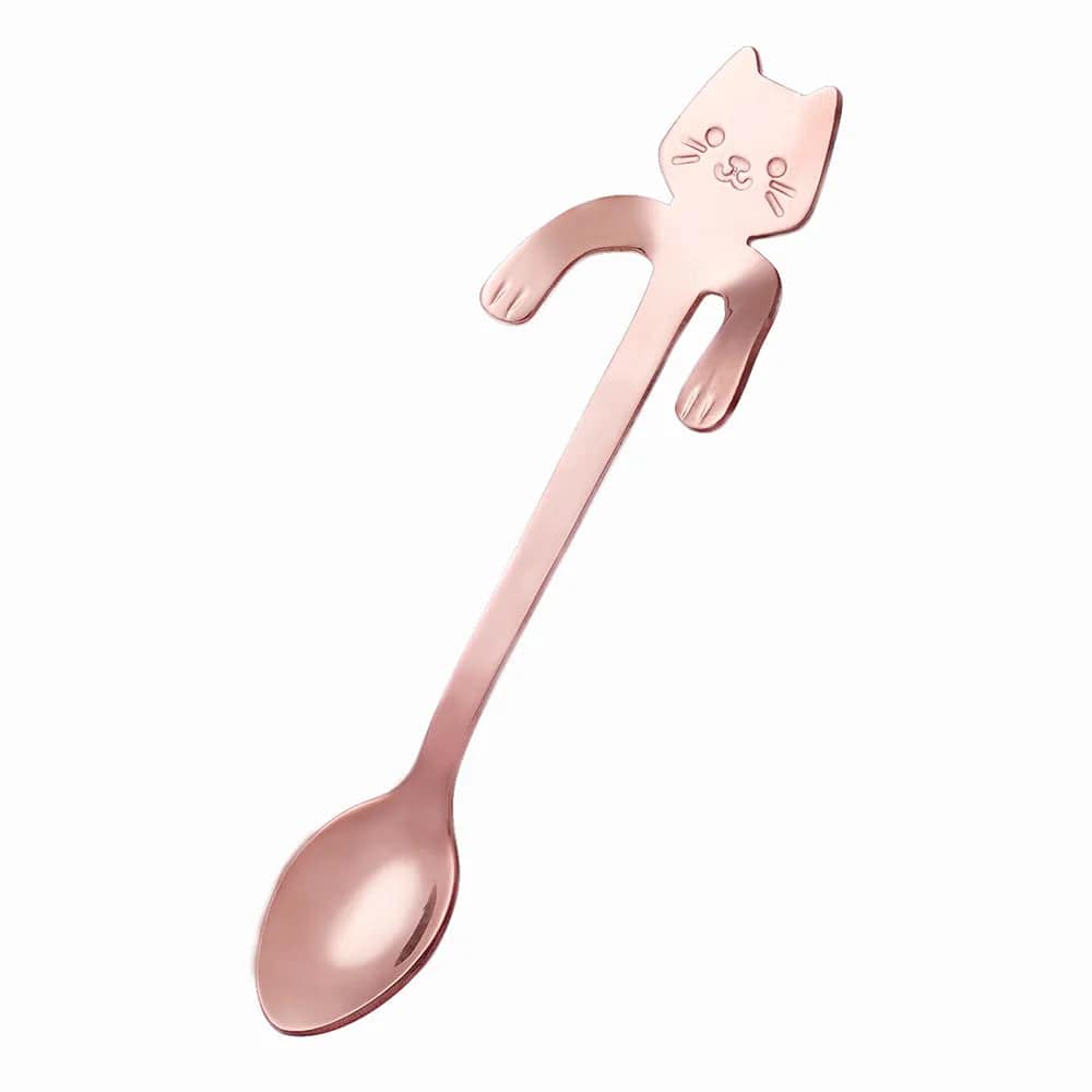 Stainless Steel Cat Shaped Spoon - Cat Shaped World - Cat Store