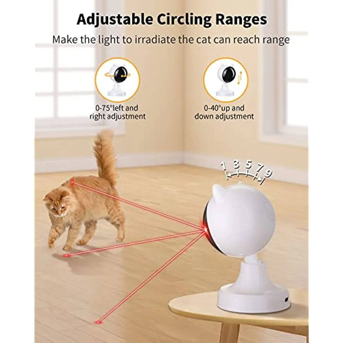 AutoLaser Cat Shaped Toy- USB Rechargeable - Cat Shaped World - Cat Store