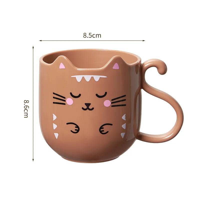 Meow Cute Cat Shaped Toothbrush Cup - Cat Shaped World - Cat Store