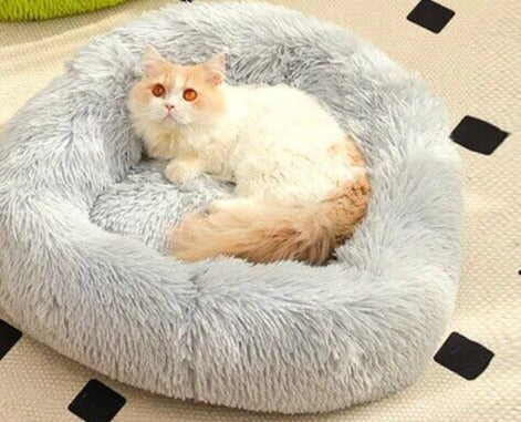 Premium Plush Cat Bed - Cat Shaped World - Cat Store