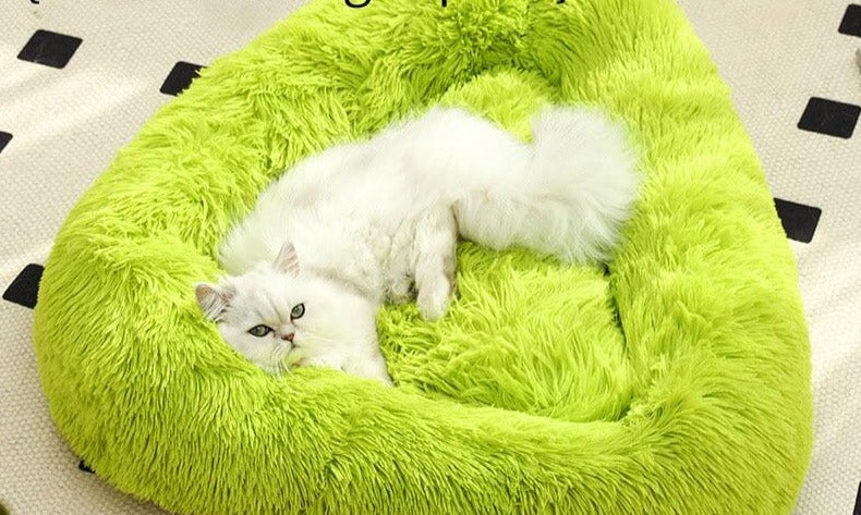 Premium Plush Cat Bed - Cat Shaped World - Cat Store